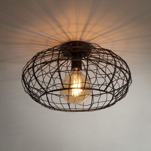 Davidi Design Connect Zwart Bruin Plafondlamp 1L