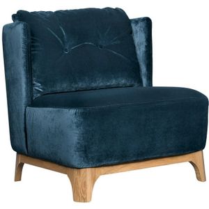 Sits Alma Fauteuil Navy Blauw Velvet