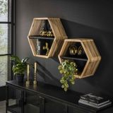 Davidi Design Teca Wandschap Set Hexagon