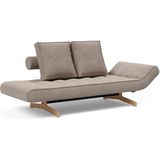 Innovation Living Ghia Slaapbank Cordufine Beige / Wood