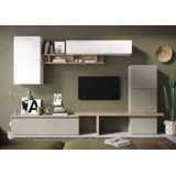 Benvenuto Design Infinity 2.0 Argılla / Kadiz / Hoogglans Wit TV Meubel Set 19