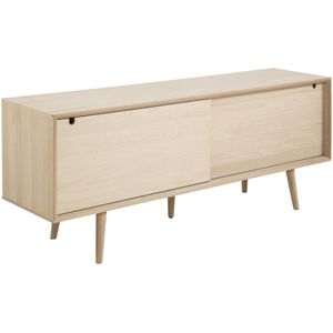 Hjem Interiors Tilda Blank Eiken Dressoir met Schuifdeuren en 5-Lades