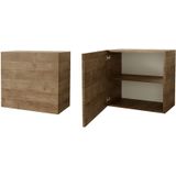 Benvenuto Design Infinity 2.0 Lava Zwart / Mercure Eiken TV Meubel Set 28