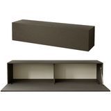 Benvenuto Design Infinity 2.0 Lava Zwart / Mercure Eiken TV Meubel Set 28