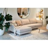 Sits Emma Chenille 2-Zits Bank + Chaise Longue Links