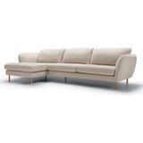 Sits Emma Chenille 2-Zits Bank + Chaise Longue Links