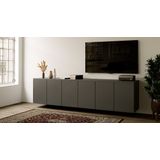 Artego Design Grafiet 300 cm Zwevend Dressoir