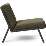 Innovation Living Vikko Bos Groen Bouclé Loungestoel