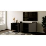 Artego Design Neve Grafiet 160 cm Zwevend Dressoir