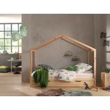 KidsOnly Dallas Huisbed met Slaaplade 90x200 cm Naturel