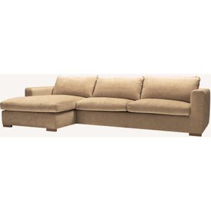 Sits Sophia 3-zits + Chaise Longue Hoekbank Beige