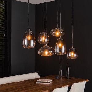 Davidi Design Mixy Artic Zwart Hanglamp 3+3