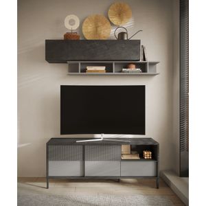 Benvenuto Design Everest Piombo/Gesso/Ardesia TV-meubel 156 cm