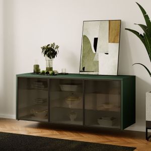 Artego Design Soft Pro Smoky 153 cm Zwevend Dressoir Groen