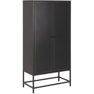 Hjem Interiors Horsens Zwart Opbergkast H160 cm