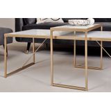 Jahnke Moebel Glam Goud / Marmer Salontafel Set