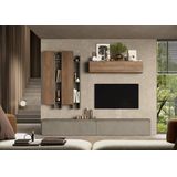 Benvenuto Design Infinity 2.0 Argilla / Mercure Eiken TV Meubel Set 04