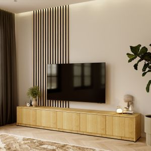 Artego Design Hugo 253 cm TV Ladekast Staand Trendy Eiken