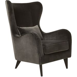 Sits Greta Fauteuil Velvet Antraciet