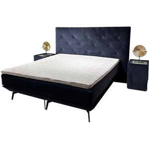 Bellus Continental Grace Tweedekans Boxspring Donkerblauw