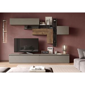 Benvenuto Design Infinity 2.0 Argilla/Brons/Eiken TV Meubel Set 05