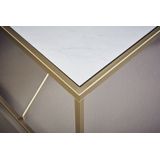 Jahnke Moebel Glam Goud / Marmer Salontafel 120 x 60 cm