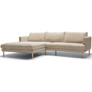 Sits Britt 2.5-Zits Bank + Chaiselongue Natur