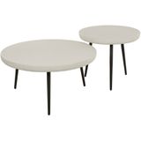 Davidi Design Stone Salontafel Set Rond