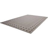 Lalee Finca- vloerkleed- karpet- sisal look- flat weave- laag polig- geweven- 120x170 cm zilver