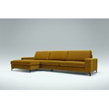 Sits Quattro Chaiselongue + 3-zits Mosterd