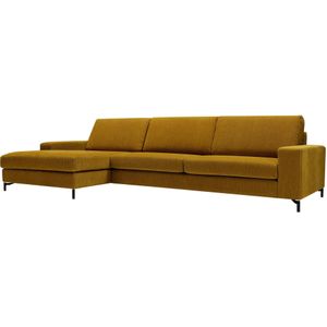 Sits Quattro Chaiselongue + 3-zits Mosterd