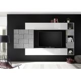 Benvenuto Design Bex TV-wandmeubel 25 Wit / Beton