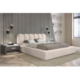 Trae Mobler Dallas 180 x 200 cm Gestoffeerd Bed Beige