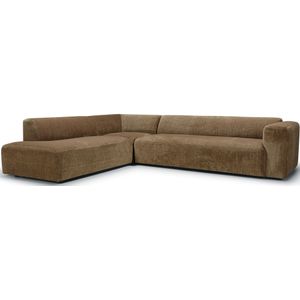 Sits Annie 3-Zits + Chaise Lounge Goud Beige Rechts/Links