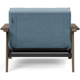 Innovation Living Splitback Fauteuil Blauw / Gerookt Eiken