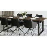 Caso Furniture Elegance 240 x 100 cm Eettafel Gerookt Eiken