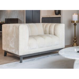 Richmond Interiors Beaudy Wit Chenille Fauteuil