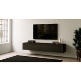 Artego Design Turin Zwart 160 cm TV Wandmeubel