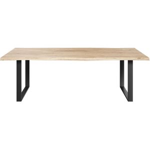 Caso Furniture Eydis Geolied Wit Eiken Eettafel 200 cm