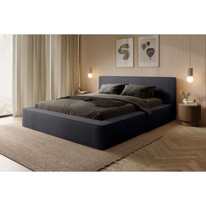 Trae Mobler Alma 140 x 200 cm Gestoffeerd Bed Zwart