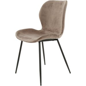 Davidi Design Ela Champagne Velvet Eetkamerstoel