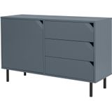 Tenzo Corner Dressoir 1-Deur 3-Lades Meerblauw