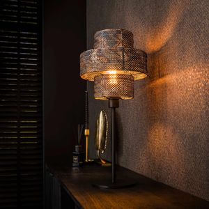 Davidi Design Lantern Tafellamp Zwart/Bruin