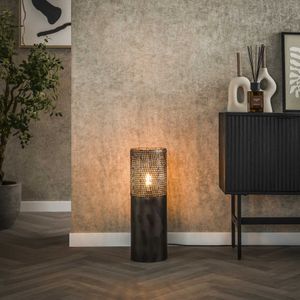 Davidi Design Mannes Vloerlamp Small Zwart/Bruin