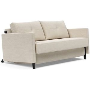 Innovation Living Cubed met Armleuning 140 cm Slaapbank Zand
