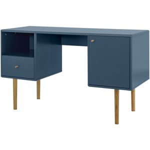 Tom Tailor Color Living Bureautafel 1-Deur 1-Lade Diepzee Blauw