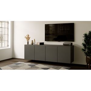 Artego Design Grafiet 240 cm Zwevend Dressoir