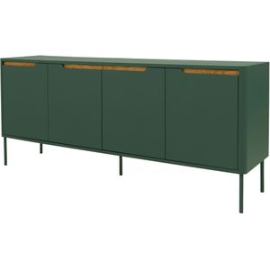 Tenzo Switch Dressoir 4-Deuren Bos Groen / Eiken