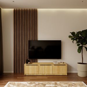 Artego Design Hugo 153 cm TV Ladekast Staand Trendy Eiken
