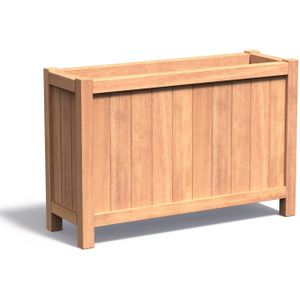 Hardhouten plantenbak Valencia 120x40x80cm.